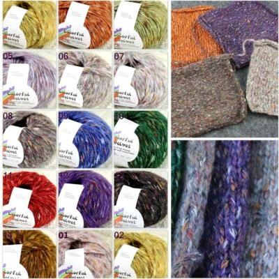Sale New 1BallsX50g Fluffy Soft Colorful Velvet Shawls Hand Knit Crochet Yarn - Image 1 of 4
