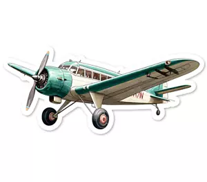 Airplane Travel Vinyl Sticker Water Resistant, Scrapbooking, Water Bottle Laptop - Picture 1 of 1