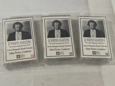 Austro-Hungarian Haydn Orchestra London Symphonies Nos. 93-100 3 Cassettes NEW - Image 1 of 4