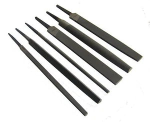 ENGINEERS METALLFEILE 6" X 2 FLACHES RUNDES QUADRATISCHES 3 QUADRATISCHES GLATT ZWEITER BASTARD - Bild 1 von 19