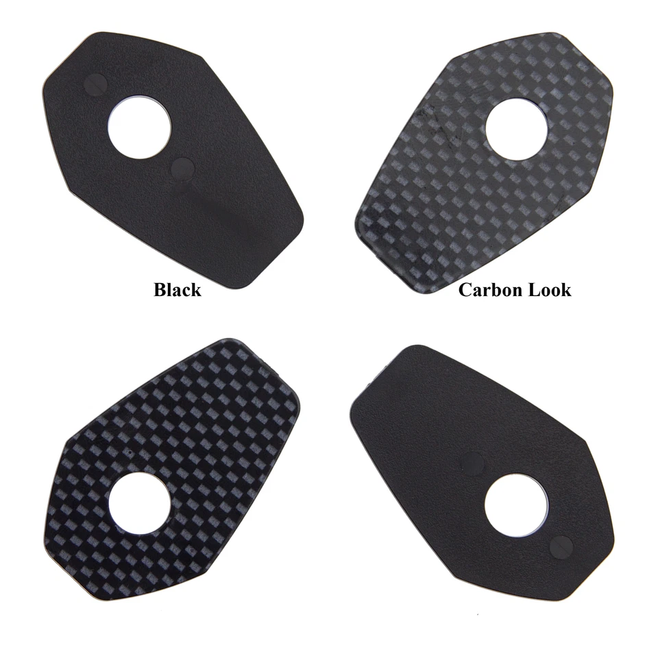 Placa adaptadora de señal de giro de carbono negra para Suzuki GSXR 600 marcador de tallo de luz Foto 1 de 4