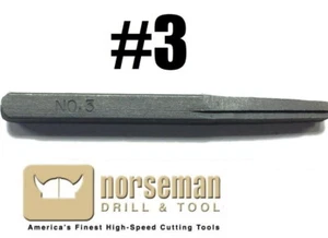 Norseman / Viking 70780 #3 Flat Square Easy Out Screw Extractor E3 (QTY. 1) - Picture 1 of 4