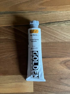 Tubo de acrílico de cuerpo pesado dorado crudo Sienna 59 ml serie 1 #1340 - Imagen 1 de 3