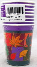 Falling Leaves 9 oz Paper Beverage Cups 8 ct Birthday Supplies Party Fall Leaf