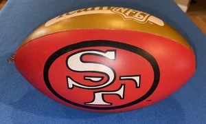 San Francisco 49ers calcio gonfiabile con licenza ufficiale NFL galleggiante in plastica - Foto 1 di 10