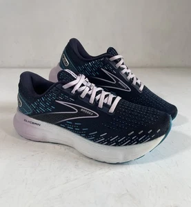 BROOKS Glycerin 20 Trainers Womens Size UK 6 Navy Blue Running Sport Shoes - Picture 1 of 11