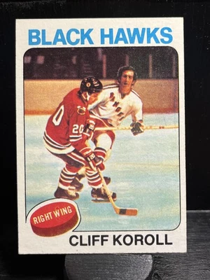 Cliff Koroll #139 1975-76 Topps Chicago Blackhawks - Image 1 of 2