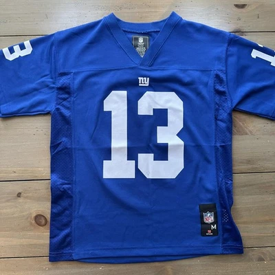 New York Giants Jersey Youth Medium 10/12 Blue NFL Football Beckham Jr 13 - Image 1 of 4