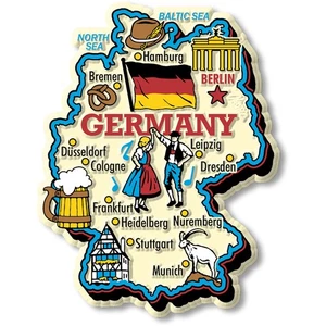 Alemania Jumbo Country Imán por imanes clásicos - Imagen 1 de 4
