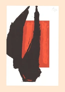 Edición litográfica Robert Motherwell sin título de 2000 - Imagen 1 de 1