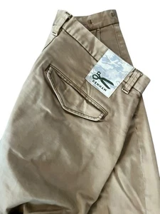 Denham Razor Slim Fit Khaki Tan Chino Pants 31x32 - Picture 1 of 3