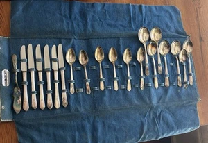 WM. A. Rogers Silber Teller Oneida Ltd Besteck 20 Stück Set - Bild 1 von 7