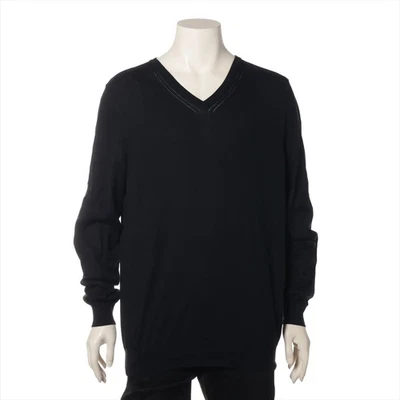 Louis Vuitton 10SS Cotton Knit XL Men's Black   RM101M V-neck - Image 1 of 4