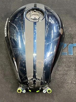 Tanque de combustible Kawasaki OEM - 51092-5118-68R (azul pintado, color no original) Foto 1 de 4