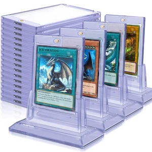 30 Pack Magnetic Card Holders for Trading Cards, 35pt Acrylic Baseball Card H... - Picture 1 of 7