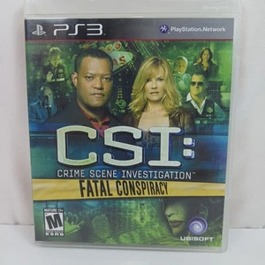 CSI: Crime Scene Investigation - Fatal Conspiracy (PlayStation 3, 2010) PS3 - Imagen 1 de 6