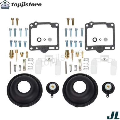 2X Carburetor Carb Repair Rebuild Kit Set for Yamaha Virago 1100 XV1100 88-99 - Image 1 of 4