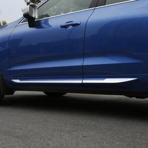 Para VOLVO XC60 2018-2023 acero inoxidable puerta lateral carrocería de automóvil tiras de moldeo borde de cubierta - Imagen 1 de 9