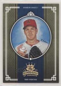 2005 Donruss Diamond Kings Gold /25 Troy Percival #10