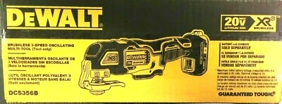 Dewalt DCS356B 20V Cordless Brushless Oscillating MultiTool 2 Blades - Imagem 1 de 4