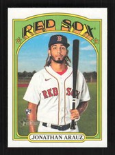 Jonathan Arauz  RC 2021 Topps Heritage   Boston Red Sox #517
