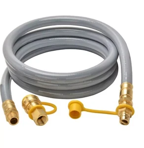 12 Ft 3/4" ID Natural Gas Hose for NG/LP Propane Appliances,Grill,Generator HOT - Picture 1 of 4