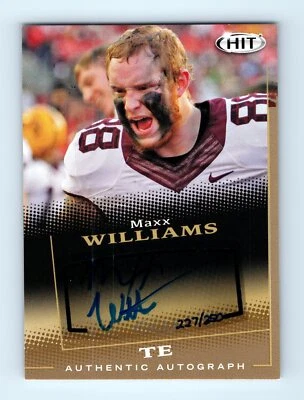 2015 SAGE HIT #A38 Maxx Williams Autographs Gold #/250 - Image 1 of 2