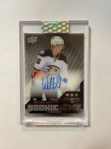 2020 UD Clear Cut Hockey William Karlsson Rookie Black Diamond Auto #RT-WK