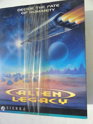 TAPED BIG BOX Sierra Alien Legacy MS-DOS 3.5" IBM PC DOS Game 1994 VINTAGE - Image 1 of 4