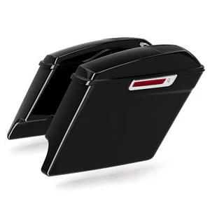 5“ Stretched Saddlebags 6x 9" Speaker Cutout Fit For Harley Street Glide 14-23 - Picture 1 of 7