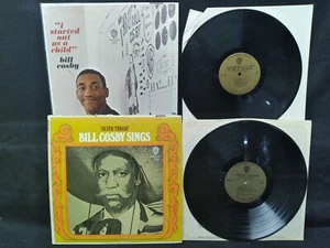 Bill Cosby I Started Out As A Child / Sings-Silver Throat Vinyl LP records lot-2 - Picture 1 of 10