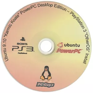 Ubuntu 9.10 Karmic Koala PowerPC Desktop – PlayStation 3 “OtherOS” Install CD - Picture 1 of 1