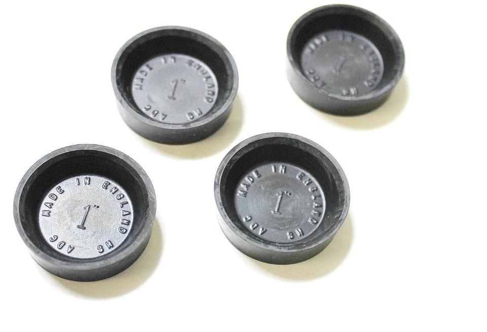 SET OF 4 UK MADE BRAKE WHEEL CYLINDER CUP SEALS 1" BORE SIZE - Image 1 of 1