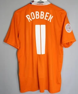 CAMISETA DE CASA HOLANDA SELECCIÓN NACIONAL 2008/2009 NIKE #11 ROBBEN EURO - Imagen 1 de 6