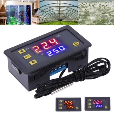 12V W3230 Digital Temperature Controller Temp Sensor Thermostat Control Relay ST - Image 1 of 4
