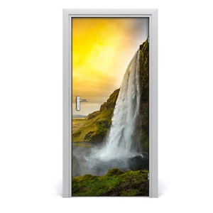 Tulup doorsticker 95x205cm decorative sticker - Adhesive Waterfall House - Picture 1 of 3