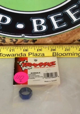 Traxxas 4966X Brake adapter hex aluminum (blue) NewInPackage🇺🇸USA Ship - Image 1 of 3