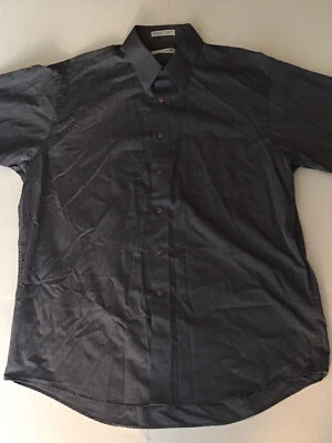 Мужская серая сорочка Pierre Cardin с длинным рукавом на пуговицах размер 16 1/2 34/45 - Изображение 1 из 4