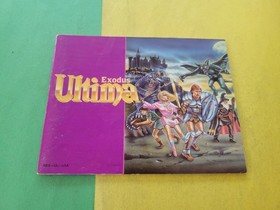 Exodus Ultima Nintendo NES Video Game Manual Only