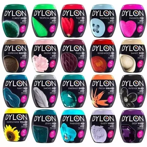 Dylon Washing Machine / Hand Fabric & Clothes Dye Pod 350g Powder 22 Colours - Picture 1 of 170