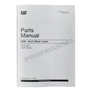 Caterpillar Cat 930M Wheel Loader Parts Catalog Manual SEBP71841 - Picture 1 of 8