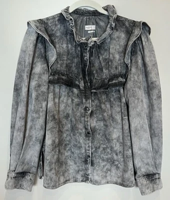 Blusa Isabel Marant Etoile Idety cinza tamanho 10 (FR 42, IT46) - Imagem 1 de 4