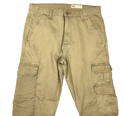 Wrangler 普通锥形工装裤女式 10 X 30 码内缝绿色休闲裤 — 第 1/4 张图片