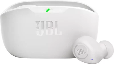 Auriculares Bluetooth inalámbricos verdaderos JBL Vibe Buds - blancos Foto 1 de 4