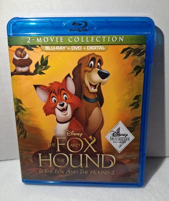 Fox And The Hound 1 & 2 - DVD/BLU-RAY/DIGI  Disney Classic 3 Disc Set Good - Image 1 of 4