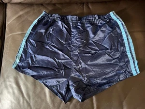 vintage adidas shiny shorts D5 - Picture 1 of 5