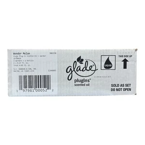 Glade Plug-Ins Scented Oil Set, 2 Warmers + 6 Refills, Wonder Melon Scent - Picture 1 of 2