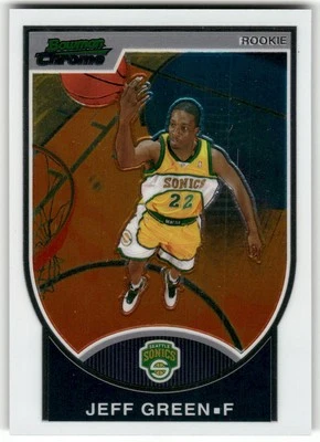 2007-08 Bowman #114 Jeff Green #/2999 - Image 1 of 2