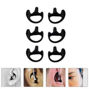 3 Pairs Tappi Per Le Orecchie in Silicone Auricolare Tubo Bobina Acustica - Zdjęcie 1 z 12