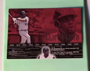 2002 Upper Deck Piece Of History Card #76 Cliff Floyd - Florida Marlins - Bild 1 von 2